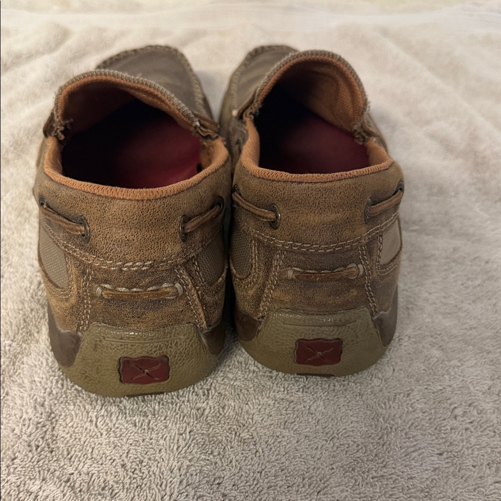 Twisted X Rustic Brown Men's Loafers - Picture 3 of 5